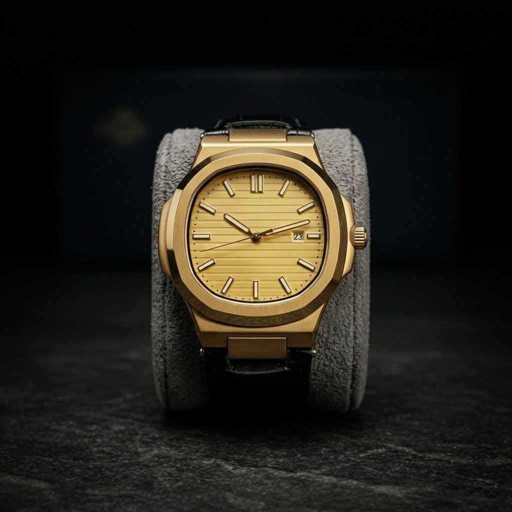 Luxury Style Leather Strap Watch