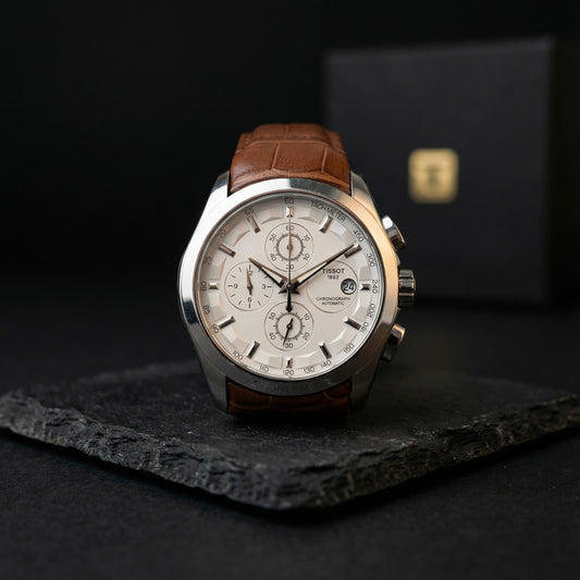 Tissot Chronograph Brown Leather