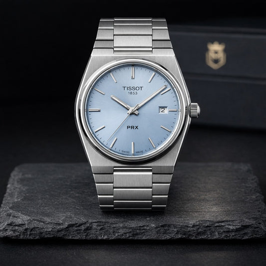 Tissot PRX Silver Light Blue