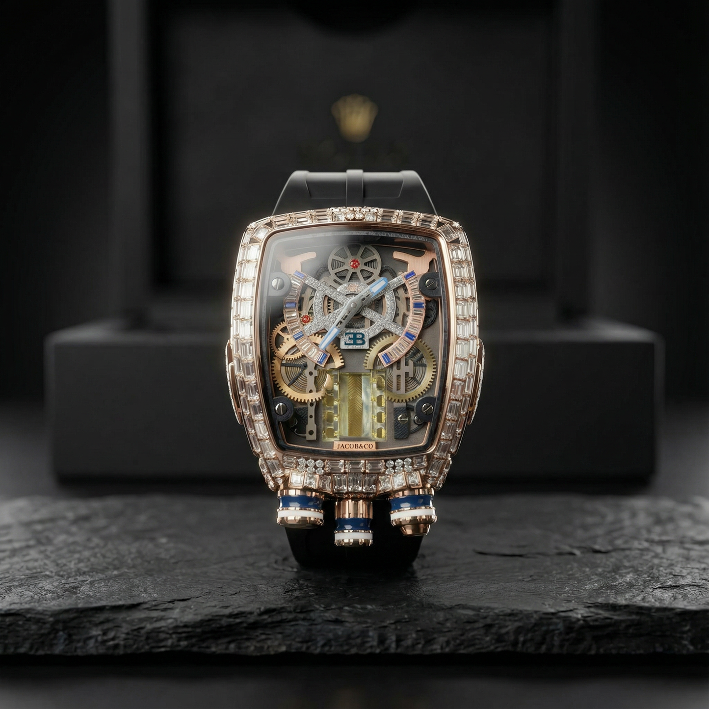 Bu-Gatti Chiron Tourbillon