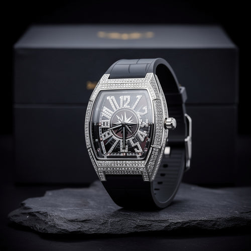 Frank Muller Vanguard Black Silver