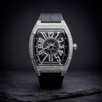 Frank Muller Vanguard Black Silver