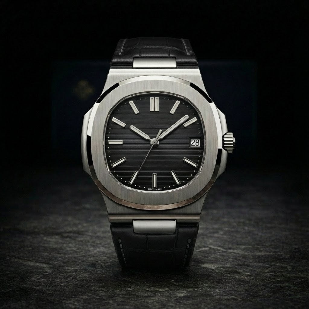 Luxury Style Leather Strap Watch