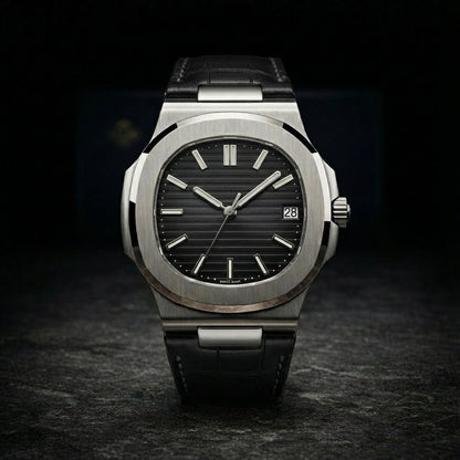 Luxury Style Leather Strap Watch